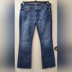 NWOT 7 For All Mankind Flip Flop Jeans Size 29